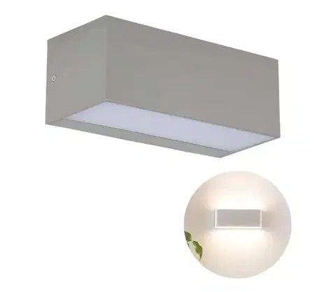 Svietidlá  LED Vonkajšie nástenné svietidlo LED/12W/230V 4000K IP65 218243