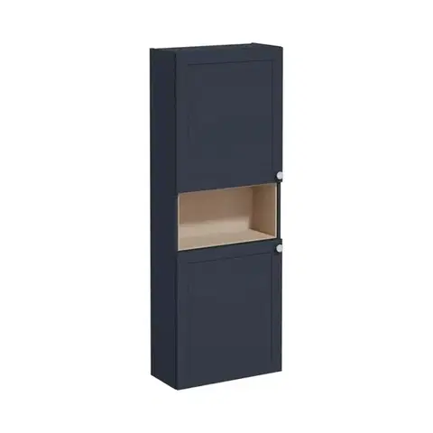 Kúpeľňový nábytok Kúpeľňová skrinka nízka VitrA Root 55x155x25 cm modrá mat ROOTCN55TM ROOTCN55TM