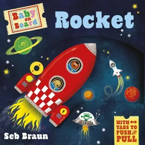 Leporelá, krabičky, puzzle knihy Baby on Board: Rocket - Ruth Symons