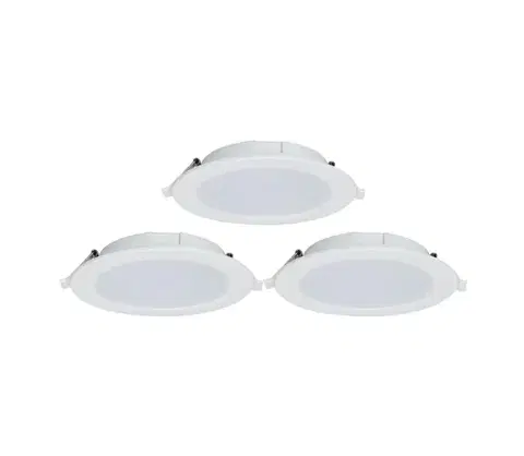 Svietidlá  B.V. -SADA 3x LED Stm. podhľ. svietidlo MESH 9W/230V 2700K-6500K pr. 14,5 cm S10304R7K