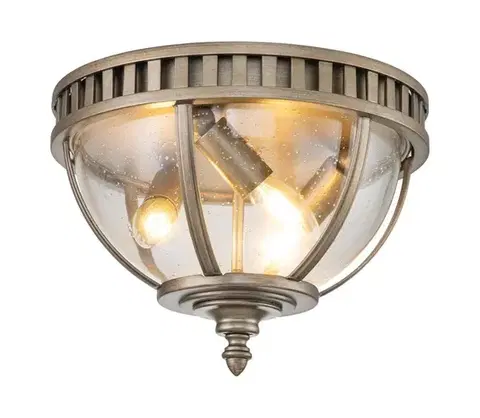 Záhradné lampy Elstead Kichler KL-HALLERON-F-BU - Vonkajšie stropné svietidlo HALLERON 3xE14/40W/230V IP44 KL-HALLERON-F-BU