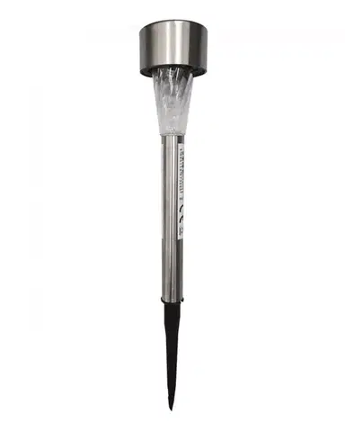 Záhradné lampy solárne Solárna lampa TR701 SILVER