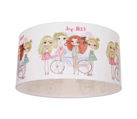 Svietidlá  Detské stropné svietidlo GIRLS VIBES 1xE27/60W/230V pr. 40 cm pre dievčatá H0982