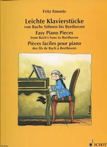 Hudba - noty, spevníky, príručky Leichte Klavierstucke - Easy Piano Pieces - Fritz Emonts