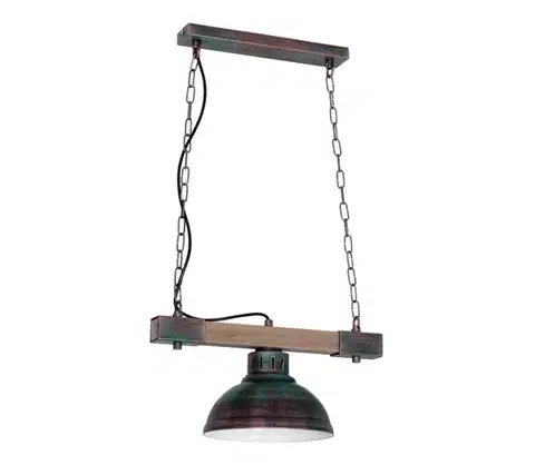 Svietidlá  Luster na reťazi Hakone 1xE27/60W/230V patina 9056