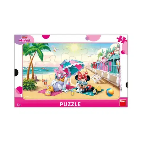 Do 49 dielikov Dino Toys Puzzle Minnie: Oslava 15 Dino