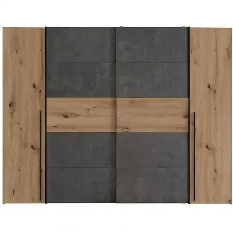 Šatníkové skrine Skriňa Narago 4 270 NRGS82511-C752 Dub Artisan/Betón