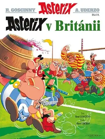 Komiksy Asterix 8: Asterix v Británii, 2. vydanie - René Goscinny,Albert Uderzo,Anna Šikulová