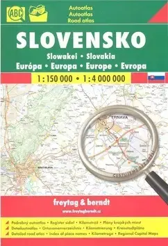 Do auta Slovensko autoatlas 1:150 000