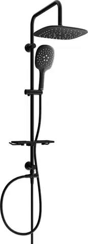 Sprchy a sprchové panely MEXEN/S - T22 čierna sprchový stĺp 798222293-70