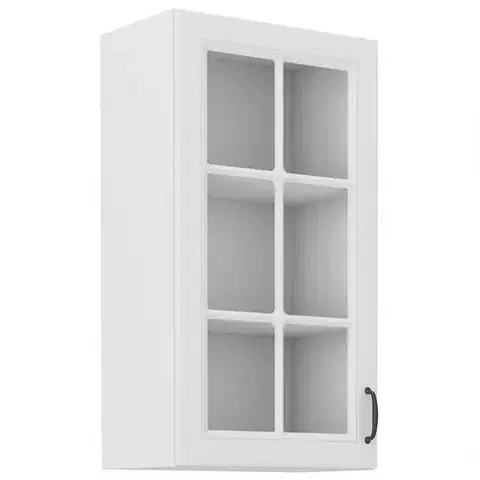 Kuchynské skrinky visiace Kuchynská skrinka STILO biely mat/biely 40gs-90 1f