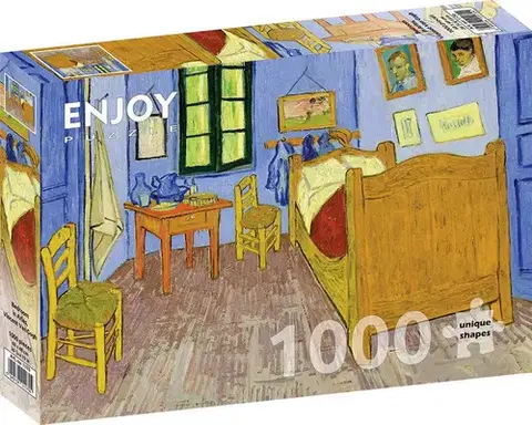 1000 dielikov Enjoy Puzzle Vincent Van Gogh: Bedroom in Arles 1000 Enjoy