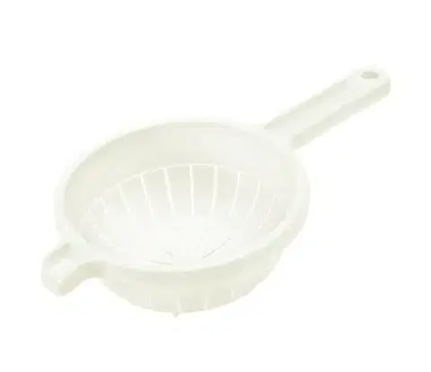 Sita Kinekus Sitko plastové, priemer 19cm s rúčkou krémové/biele mix "Scolapasta-Scolariso" TONTARELLI