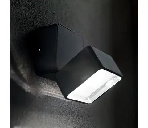 Svietidlá Ideal Lux - Vonkajšie LED nástenné svietidlo OMEGA LED/7W/230V CRI 90 IP54 hnedá 285535