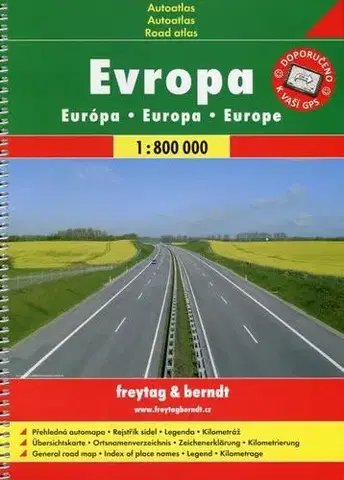 Do auta Evropa 1:800 000 - autoatlas