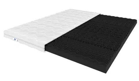 Matrace VERDI BLACK masážny topper, 200 x 80 x 7 cm 