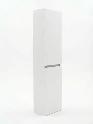 Kúpeľňový nábytok Vysoká skrinka Naturel Project 40x157x21,8 cm biela lesk PROJECTV40BI PROJECTV40BI