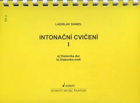Hudba - noty, spevníky, príručky Intonační cvičení I - Daniel Ladislav