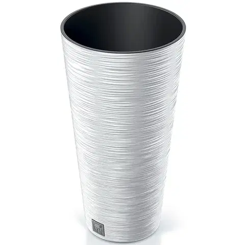 Kvetináče a truhlíky NABBI DFRH250 plastový kvetináč 25 cm biela