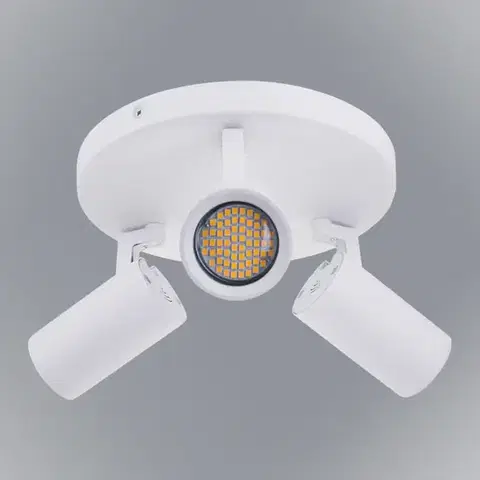 Moderné lampy do obývačky Stropné bodové svietidlo  Grey biele VO2106 PL3