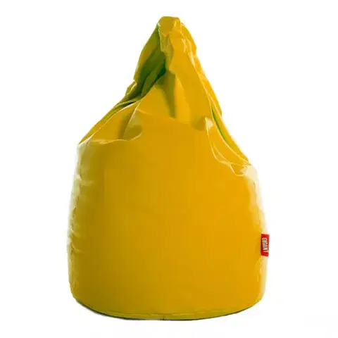 Taburetky Sedací vak XL ekokoža žltý