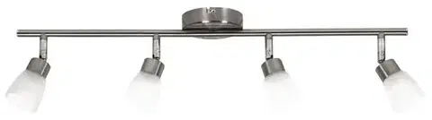 Stropná svetla Stropná svietiaca páska 63cm Drops 4xG9