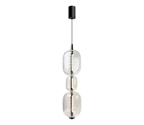 Svietidlá  LED luster na lanku PLAYA LED/12W/230V čierny 33-50519