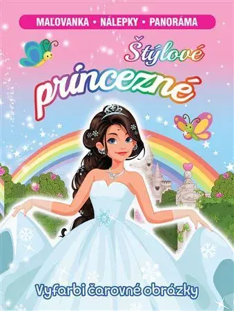 Nalepovačky, vystrihovačky, skladačky Štýlové princezné