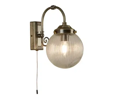 Svietidlá Searchlight 3259AB - Vonkajšie nástenné svietidlo BELVUE 1xE14/40W/230V IP44 3259AB