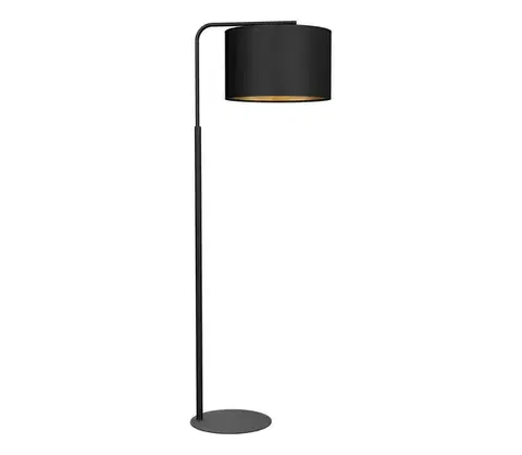 Lampy  Stojacia lampa ARDEN 1xE27/60W/230V čierna/zlatá 3499