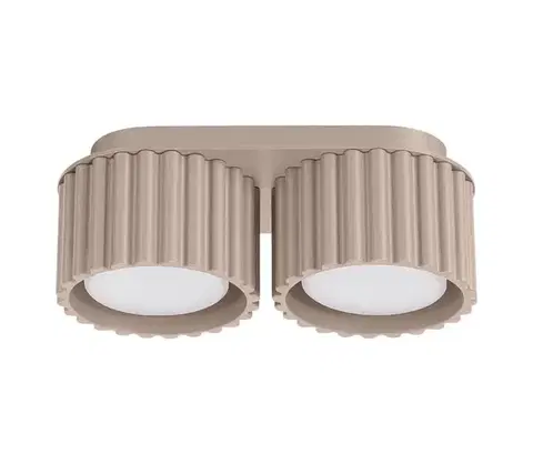 Svietidlá   SL.1818 - Bodové svietidlo AURA 2xGX53/10W/230V taupe SL.1818