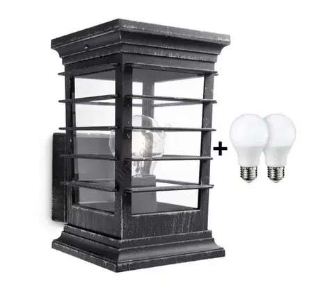 Záhradné lampy Philips 15280/54/PN - Vonkajšia nástenná lampa MyGarden PATIO 1xE27/60W/230V IP44 15280/54/PN