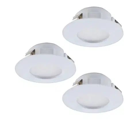 LED osvetlenie Eglo 95821 - sada 3xLED kúpeľňové podhľadové svietidlo PINEDA LED/4,9W/230V IP44 95821