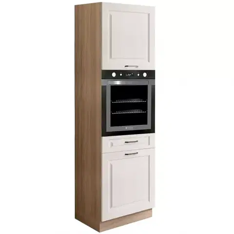 Kuchynské skrinky stojace Kuchynská skrinka Smart 20D Sonoma/biely Mat