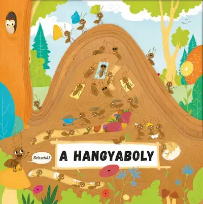 Leporelá, krabičky, puzzle knihy A hangyaboly - Petra Bartíková