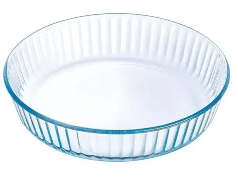 Formy na pečenie PYREX Forma na tortu, vrúbkovaná, priemer 26x6cm, 2,1L, sklo číre, PYREX