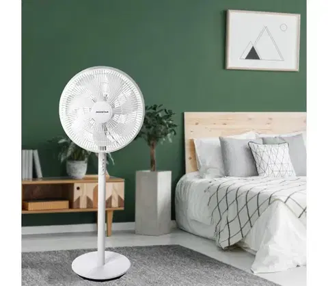 Ventilátory  B.V.  - stojanový látor 45 W/230 V, priemer 35 cm, biely B30101M2H