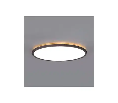 Svietidlá  LED kúpeľňové svietidlo NIVERA LED/24W/230V IP54 pr. 30 cm čierne + DO 004107