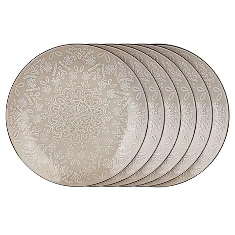 Taniere Banquet Sada plytkých tanierov Shape 27 cm, 6 ks