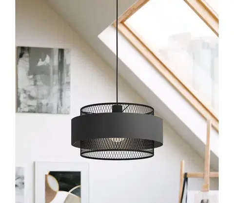 Svietidlá Eglo 43668 - Luster na lanku BAZELY 1xE27/40W/230V 43668