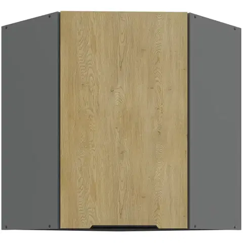Kuchynské skrinky visiace Kuchynská skrinka Cremona Ant 60x60 Gn-72 1f (45°)