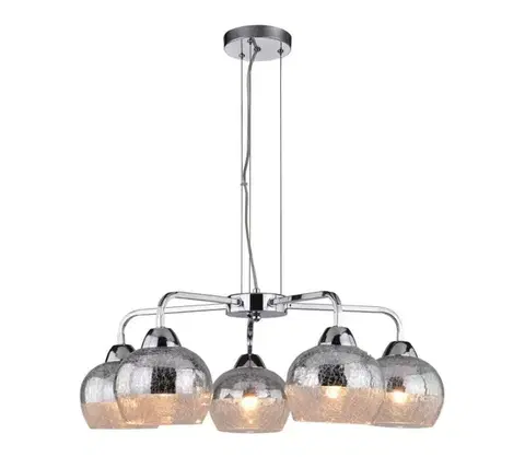 Svietidlá  Luster na lanku CROMINA 5xE27/60W/230V 35-56375