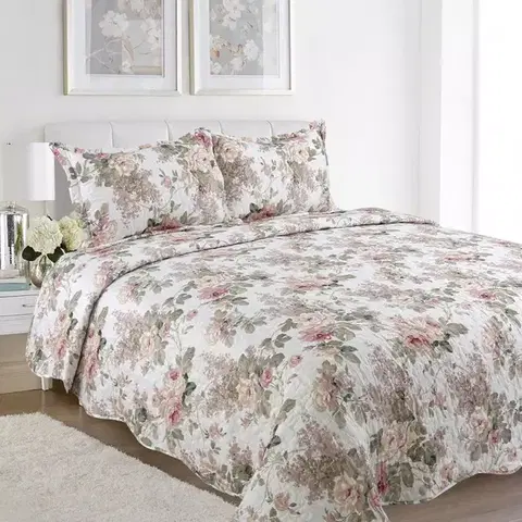 Prehozy na posteľ Prikrývka na posteľ SH 170805 170x220 krémová