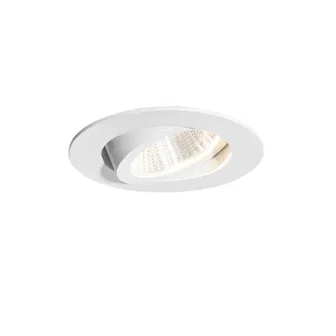 Zapustené svietidlá Zapustené bodové svietidlo biele 6,8 cm vrátane LED 545 lm stmievateľné IP65 - Gaius