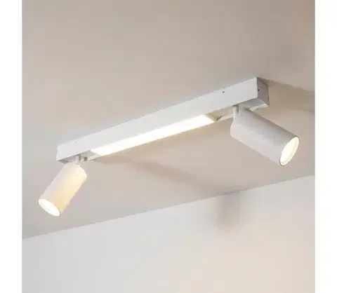 Svietidlá BRILAGI - LED Bodové svietidlo SELE 2xGU10/30W/230V + LED/15W biela WO-LEDSELE60-01-OEM
