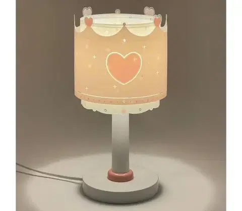 Lampy Dalber 61101N - LED detská lampička LITTLE QUEEN 1xG4/4W/230V ružová 61101N