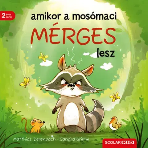 Leporelá, krabičky, puzzle knihy Amikor a mosómaci mérges lesz - Sandra Grimm
