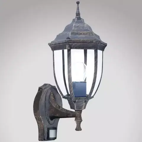 Vonkajšie rustikálne svietidlá Nástenná záhradná lampa Nizza 8458 K1G