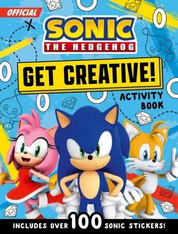 Nalepovačky, vystrihovačky, skladačky Sonic The Hedgehog Get Creative! Sticker Activity Book - Sonic The Hedgehog