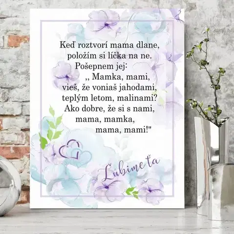 Tabuľky s venovaním (darčeky) Darček pre mamku - Tabuľka na pamiatku pre najlepšiu ženu